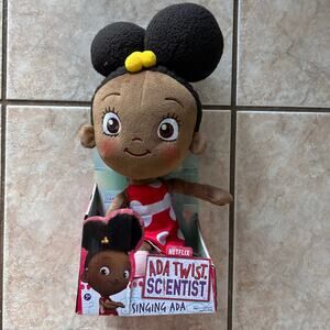 NWT Ada Twist Scientist Singing Ada Doll – Talks & Sings, Netflix